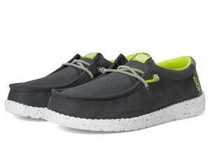 HEYDUDE BOYS WALLY SPORT GRID (LITTLE KID/BIG KID) SMOKE GREY 12 MEDIUM